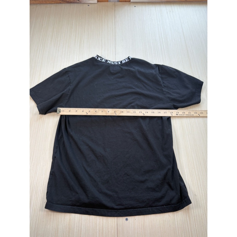 Ripndip T-Shirt Mens Large Black Ribbed Crew Neck Short‎ Sleeve Running Pullover - Picture 4 of 4